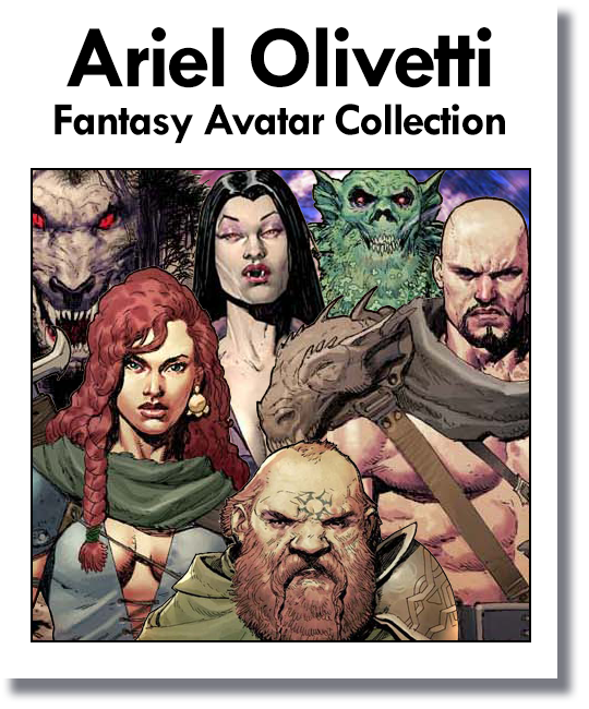 Ariel Olivetti Fantasy Avatar Collections