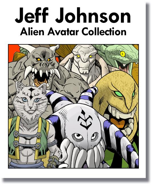 Jeff Johnson Alien Avatar Collection