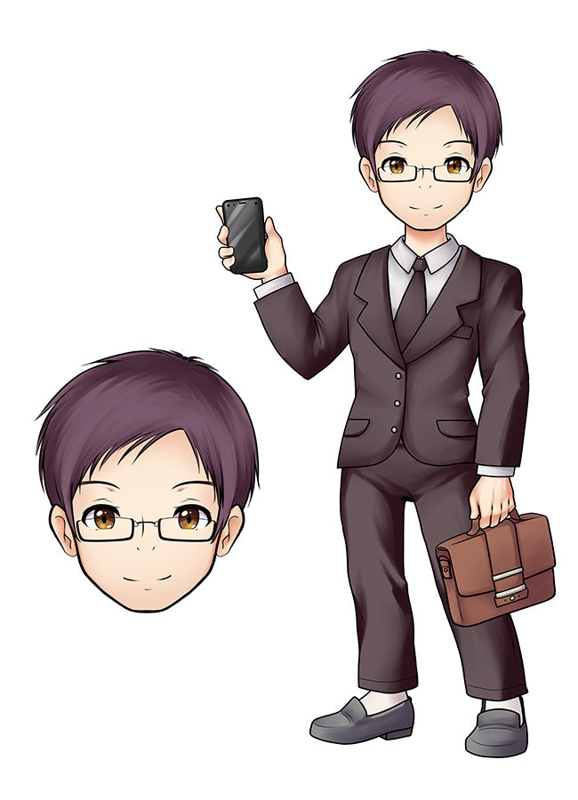 Anime Office Man