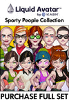 Purchase Liquid Avatar – Sporty People 2020 - 9 Piece Set 1